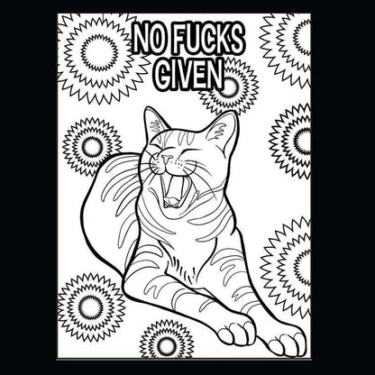 🐱Funny Kitty Memes Coloring Book For Adult Relaxation