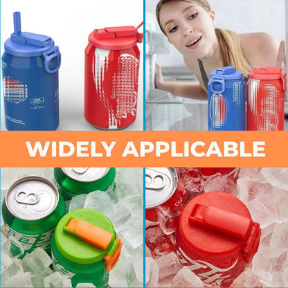 🔥 Last Day Promotion 50% OFF🔥 - Silicone Straw Soda Can Lids