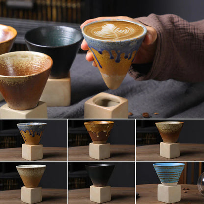 ☕Conical Couture Cup & Base Set（For Coffee Or Tea）