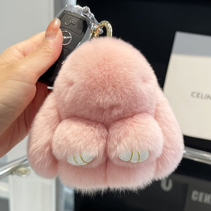 💕🐰 Handmade Soft Bunny PomPom Charms（🎁Boxed Edition）
