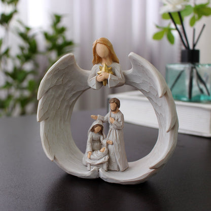 🔥 HOT SALE! 49% OFF🔥God Be With You -Nativity scene angel religious decoration