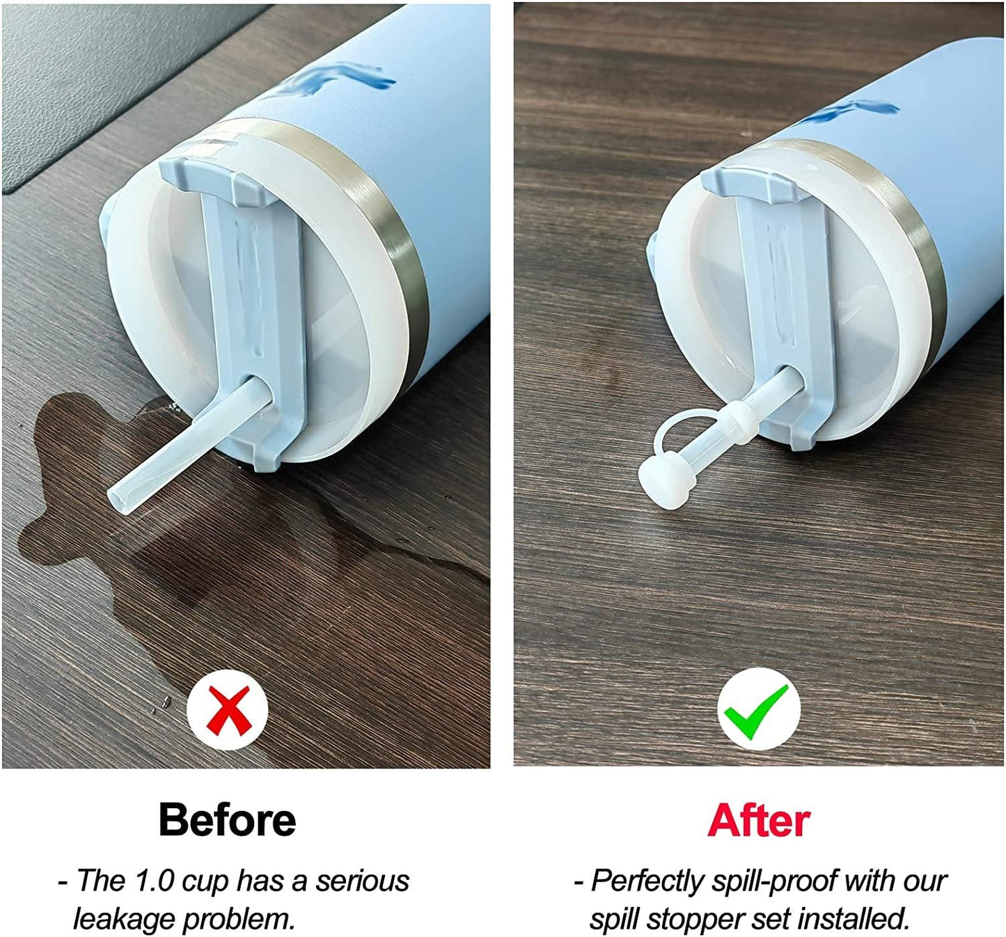 Silicone Spill Proof Stopper Set