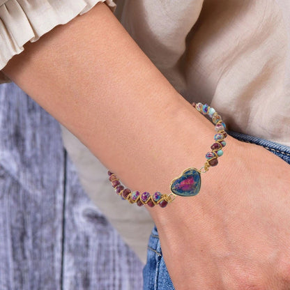Passionate Heart Jasper Bracelet