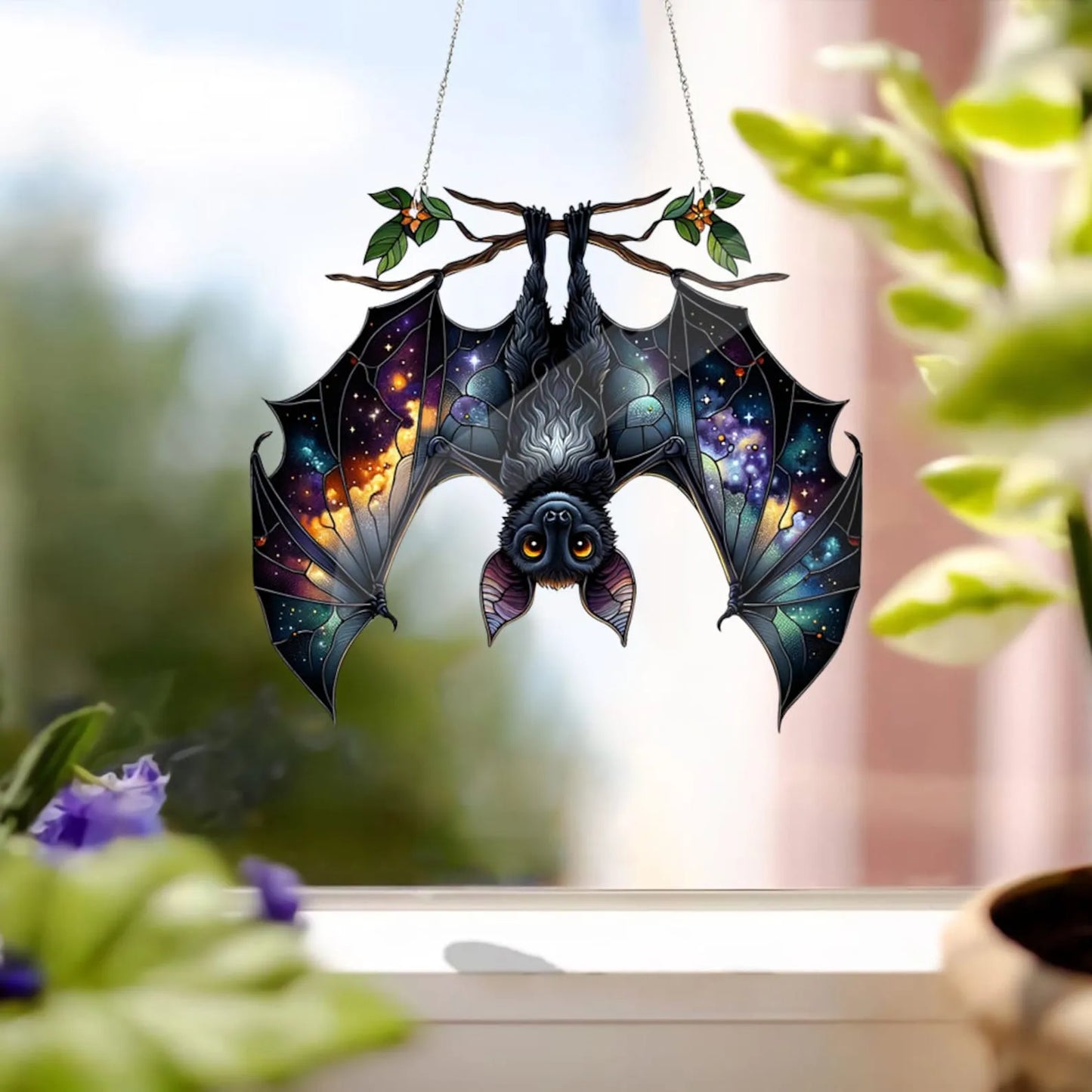🦇Bat Gothic Acrylic Window Hanging