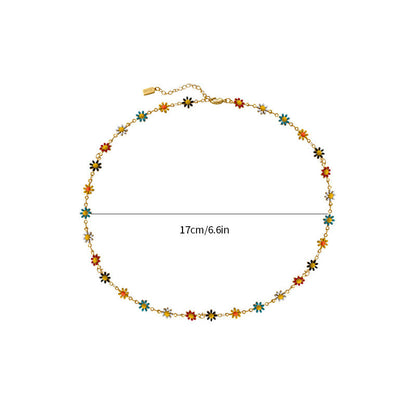 Daisy Bracelet and Necklace for Best Friends