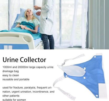 Medical grade portable reusable urine drainage bag