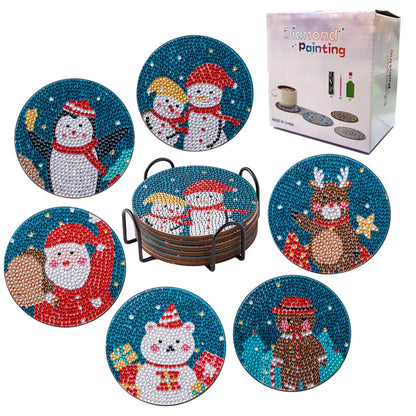 ☕DIY Special Shaped Diamond Painting Coaster👍