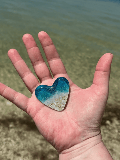 🔥Last Day Promotion 50% OFF🔥- Glass Beach Pocket Heart