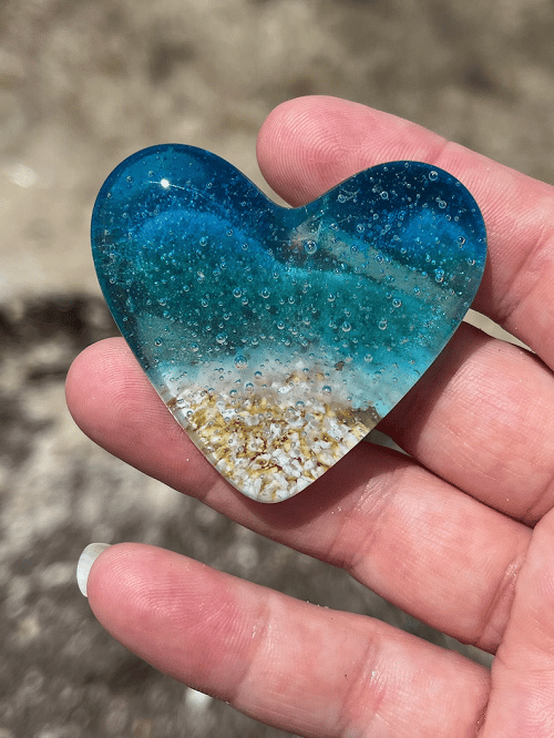 🔥Last Day Promotion 50% OFF🔥- Glass Beach Pocket Heart