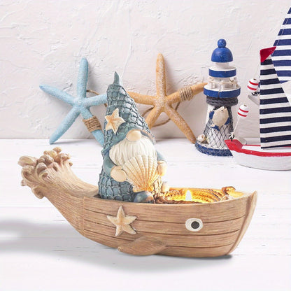 Ocean Gnome and Whale Boat