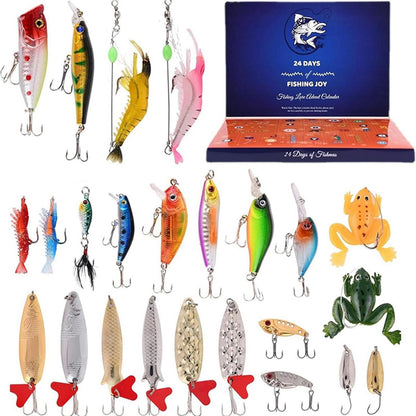 🎅Early Christmas 49%OFF🎅24Pcs Fishing Lures Christmas Advent Calendar