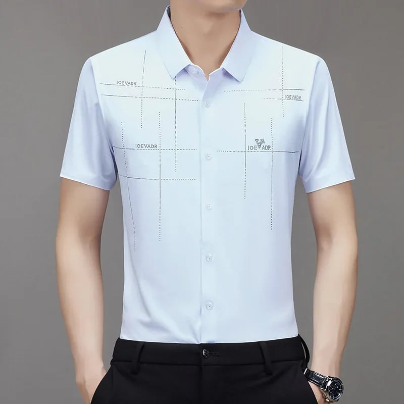 MEN'S ICE SILK BUSINESS SHIRT