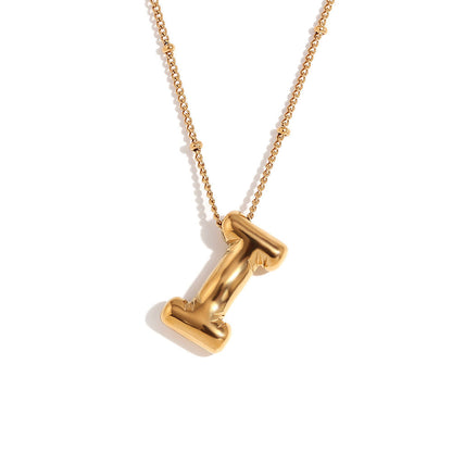 🔥Summer sale🎁⏰Bubble Letter Necklace
