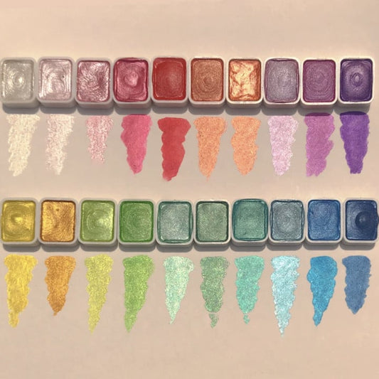 🎨🖌️20 Colors Watercolor Painting Set