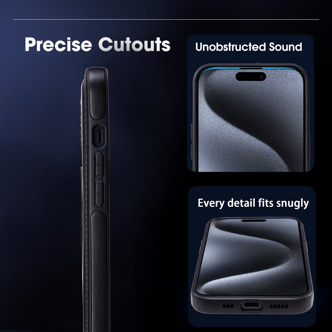(🔥Last Day Promotion )🔥Full-Coverage Shockproof Leather Magnetic Stand iPhone Case