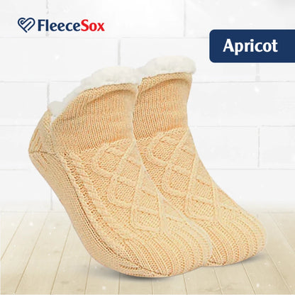 Fleece-Lined Non-Slip Thermal Slippers Socks