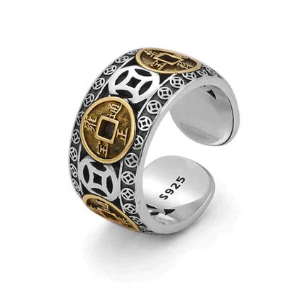 Rich luck Max Force Five Emperors Coins Ring💰💰💰