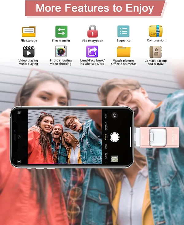 🔥4 In 1 High Speed USB Multi Drive Flash Drive⚡️