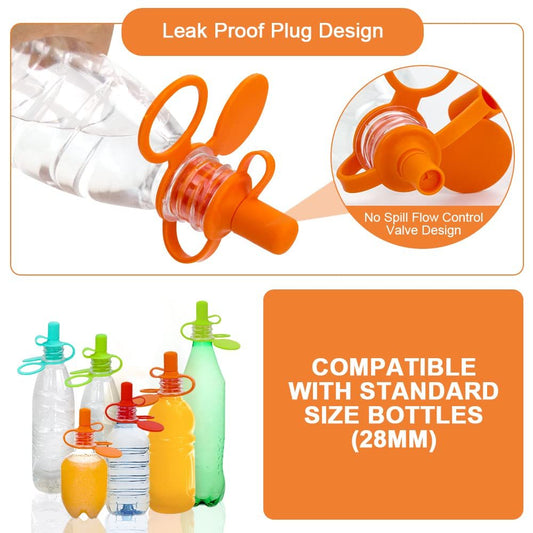 Baby Water Bottle Cap Silicone Bottles Top Spout