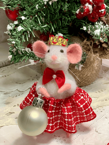 ⏰Limited Edition Hot Sale 50% Off - Handmade Christmas Needle felted Mouse