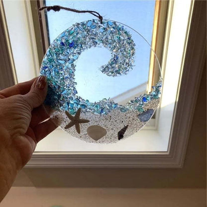 Christmas Tree Beach Ornament