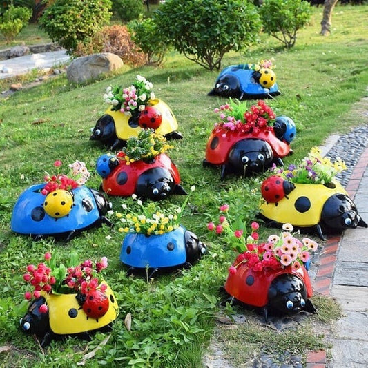 🔥Hot Sale 49% Off - Fun Ladybug Flower Pot🐞