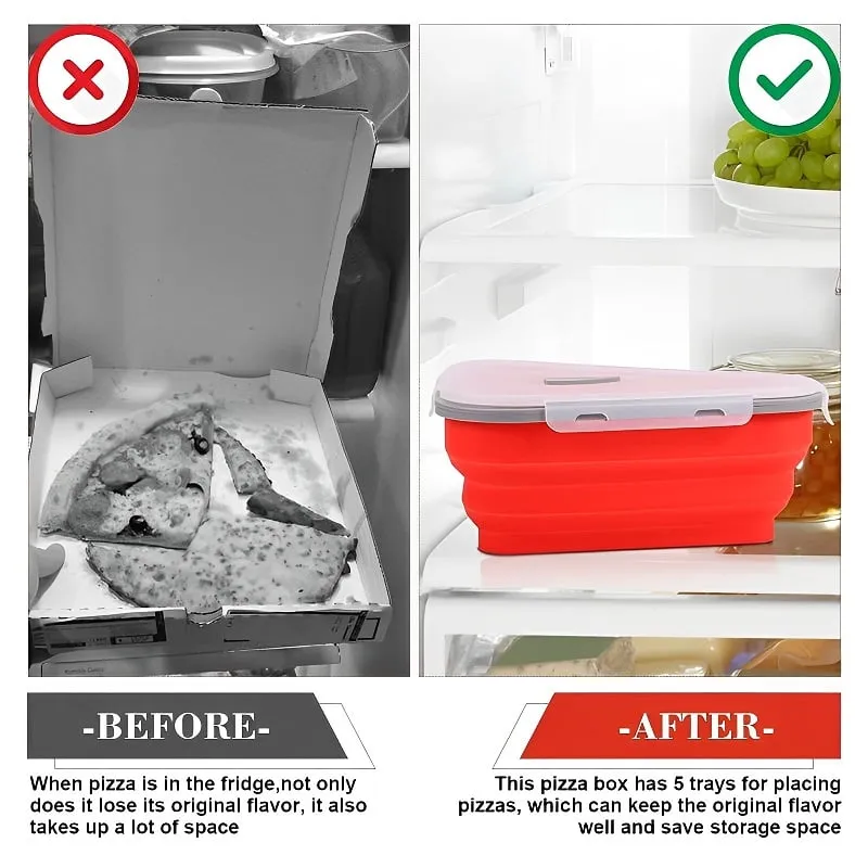 Foldable Pizza Storage Box