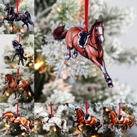 🐴Dressage Horse Gifts for Christmas Decorations