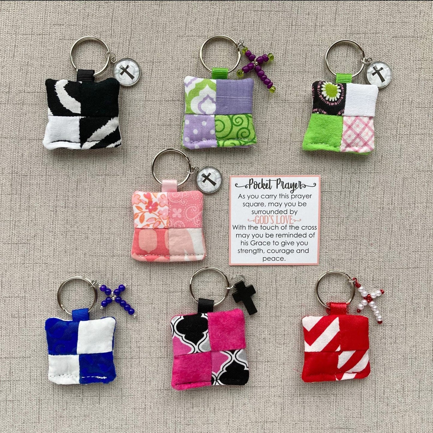 ✝️Prayer Square Keychain