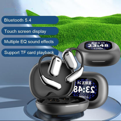 Intelligent touch screen open Bluetooth earphones