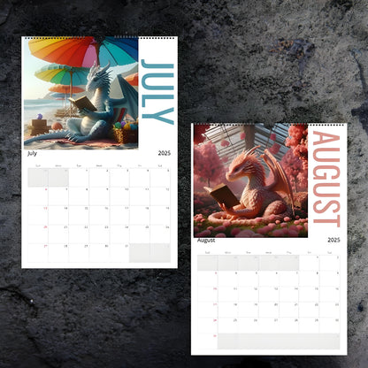 Book Dragon Calendar 2025