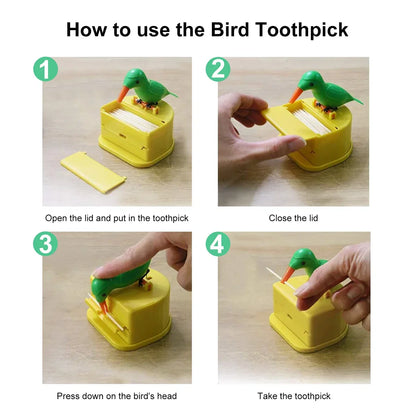 🔥Mother's Day Special - 49% Off - Woodpecker Toothpick Box(Contains 55 Toothpicks)