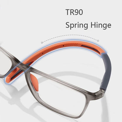 SPORTS TR SQUARE FRAME ULTRA-LIGHT ANTI-BLUE LIGHT READING GLASSES