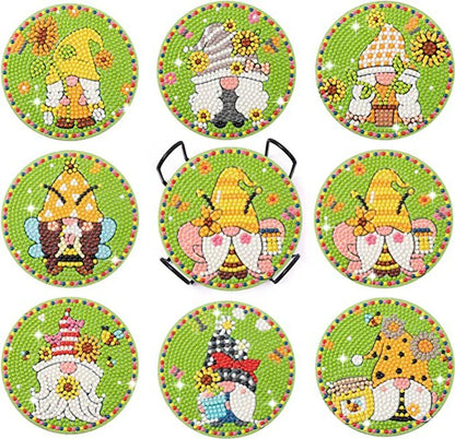 ☕DIY Special Shaped Diamond Painting Coaster👍