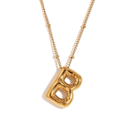 🔥Summer sale🎁⏰Bubble Letter Necklace