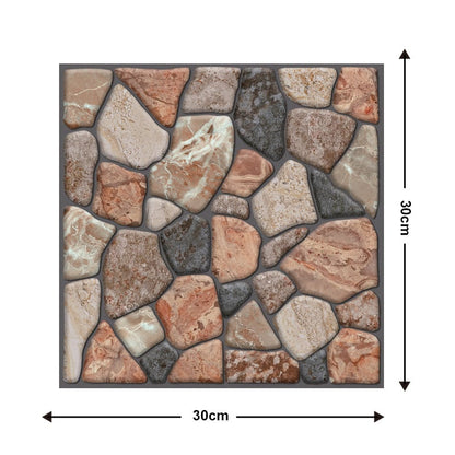 10Pcs 3D Peel and Stick Wall Tiles(12x12 inches)