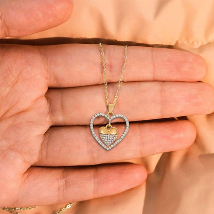 💕Always Heart To Heart Necklace👩❤️👧