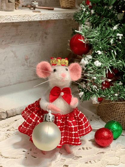 ⏰Limited Edition Hot Sale 50% Off - Handmade Christmas Needle felted Mouse