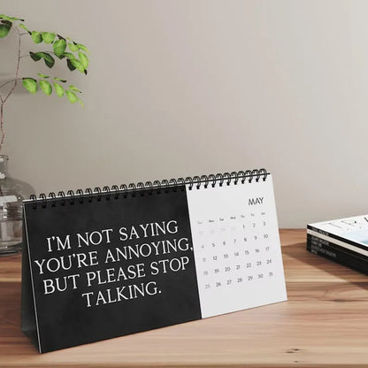 2025 Desk Calendar for Tired-Ass Employees-Shit I Want To Say At Work But Can't
