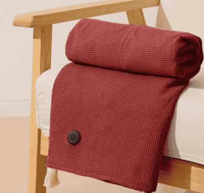 Winter heated shawl - silent and machine washable