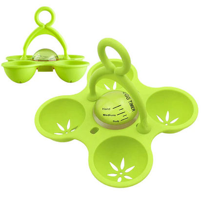 🔥Buy More Save More🔥Silicone Egg Poacher Cups with Thermochromic Timer