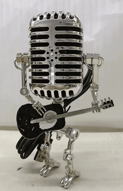 🔥🔥Vintage Metal Microphone Robot Desk Lamp