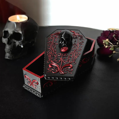 ⚰️Coffin Box "A Rose for the Dead"