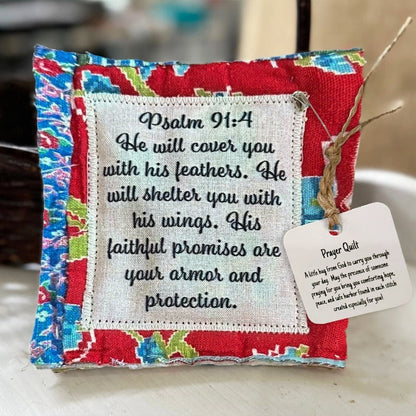 ✝️Prayer Quilt with cross inside