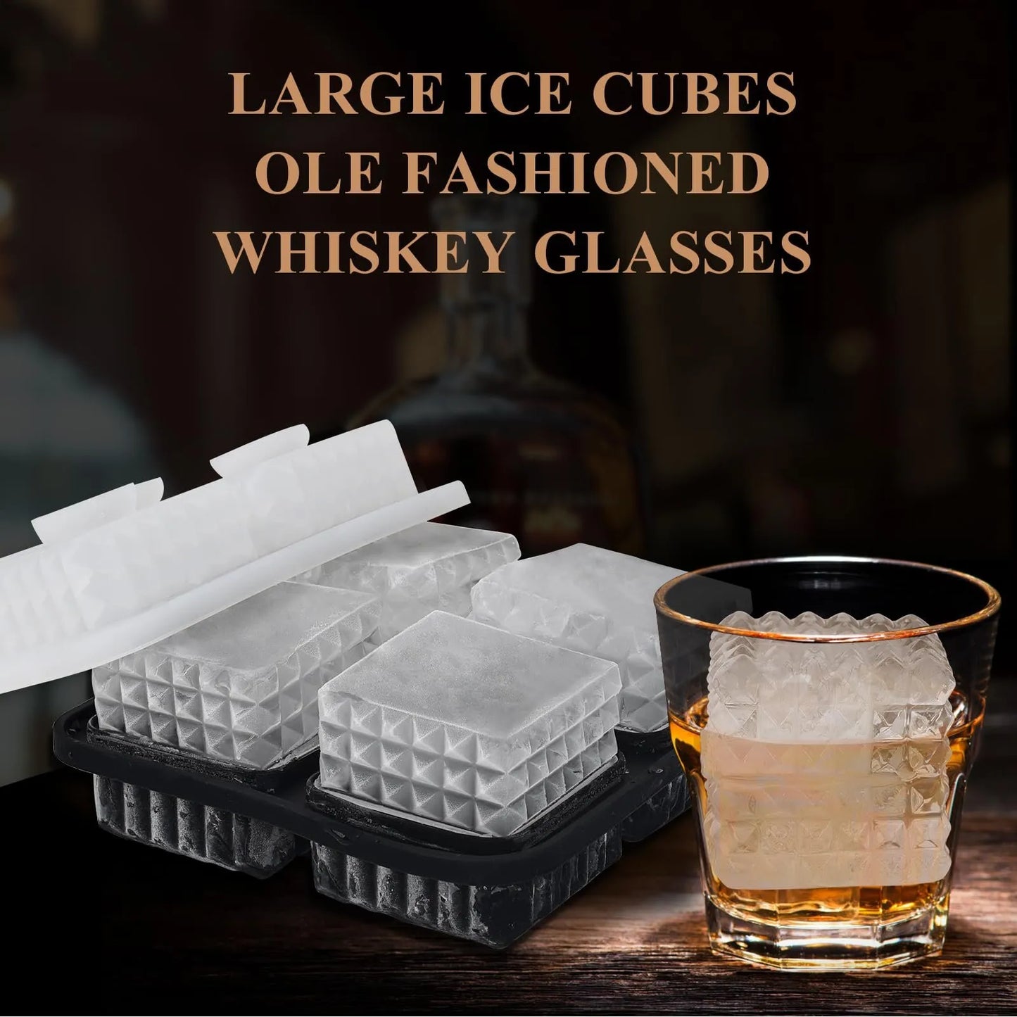 Silicone Whiskey Ice Cubes Mold