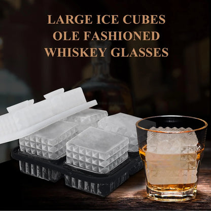 Silicone Whiskey Ice Cubes Mold