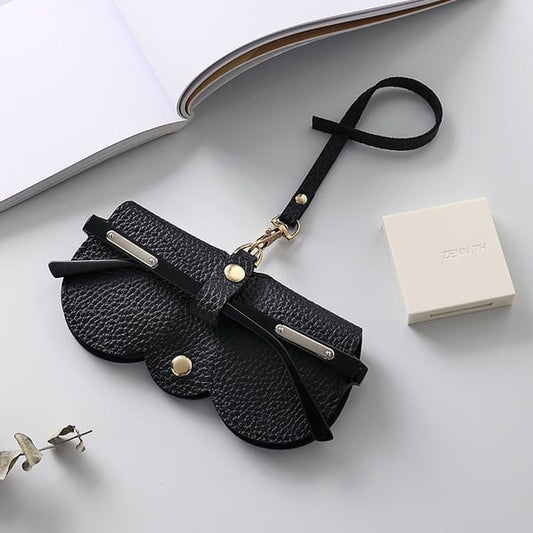 Soft PU Leather Sunglasses Bag