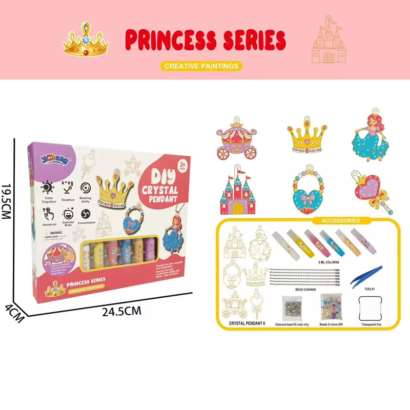 🎁DIY Crystal Paint Arts and Crafts Set🔥