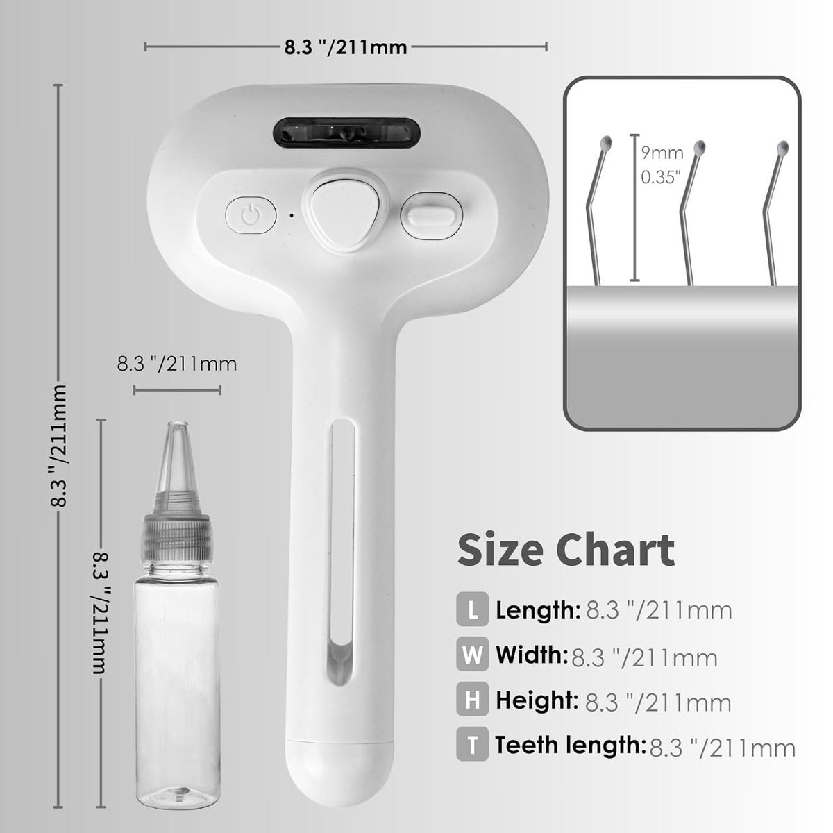 YoPoll Mist Massage Brush SheddyMist PuffGroom GroomFlow