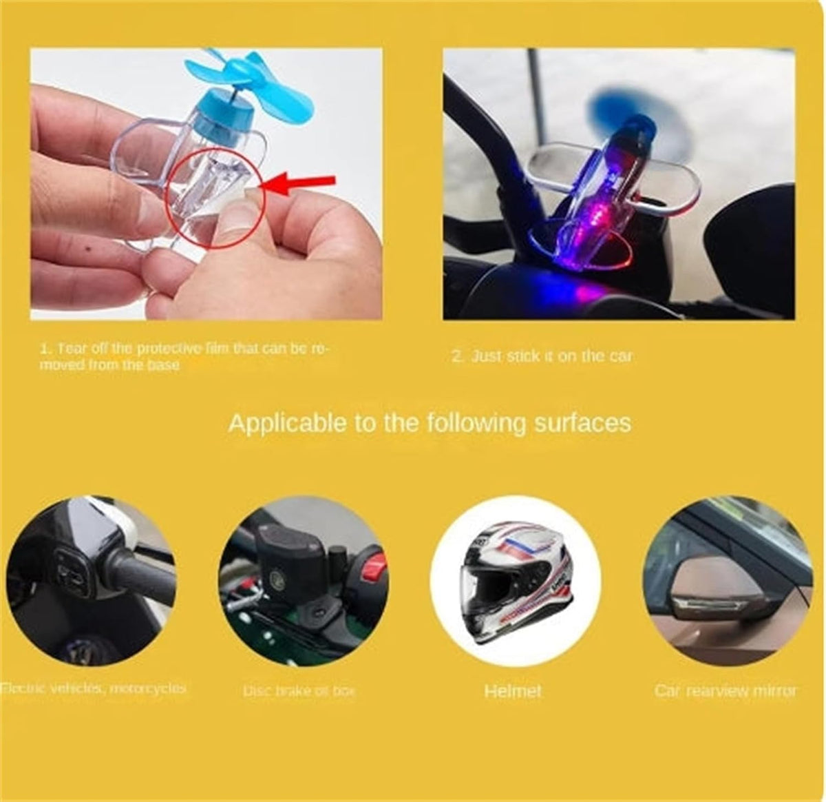 Wind-Powered LED Airplane Propeller